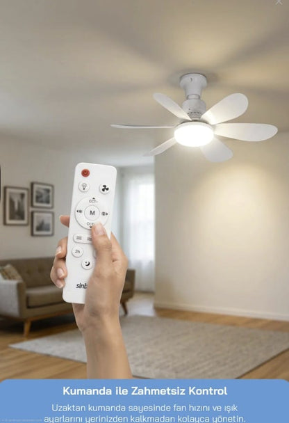 30W Tavan Tipli Fanlı Ampul